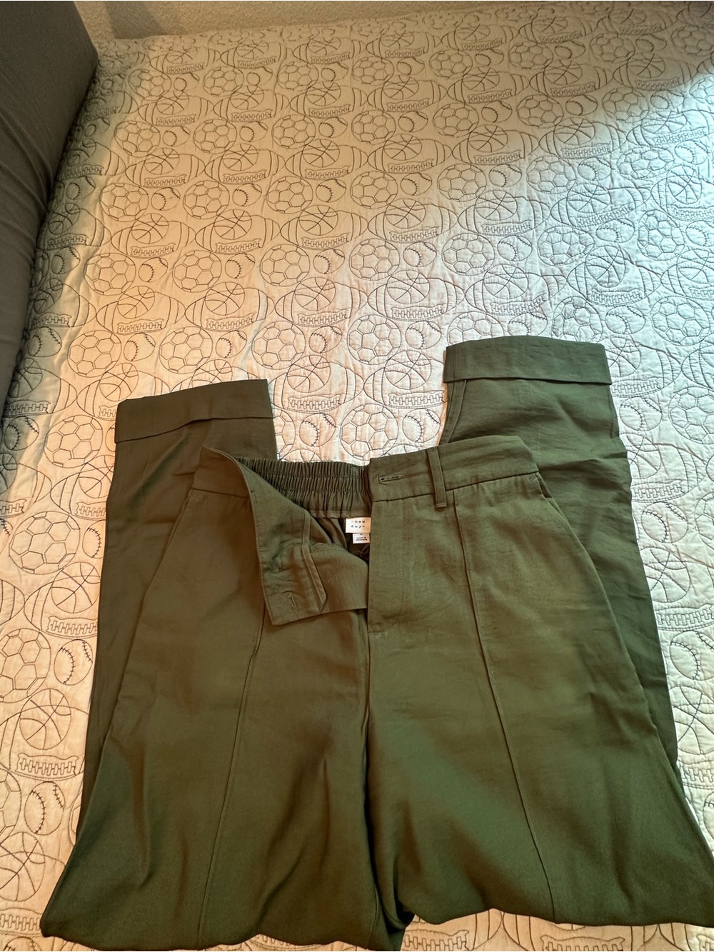 a new day Olive Green Straight Leg Pants - Picture 2 of 4
